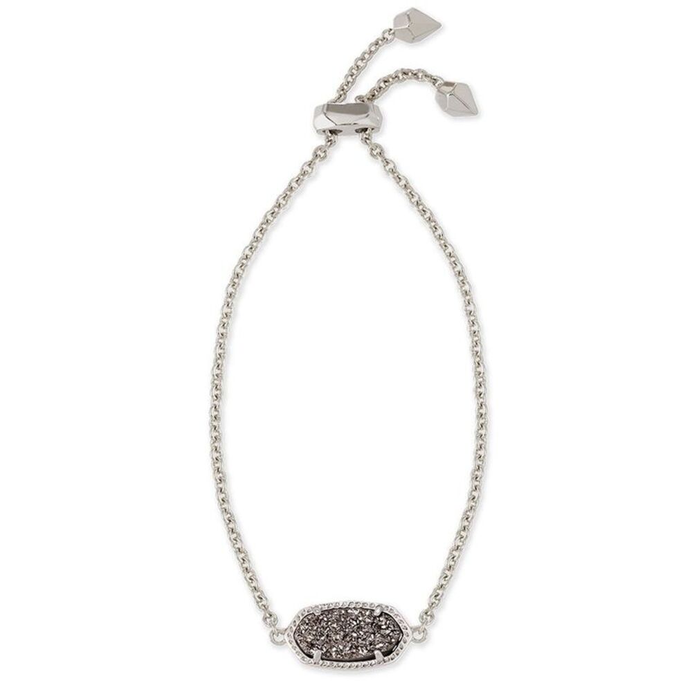 Kendra Scott Elaina Silver Bracelet - Platinum Drusy -